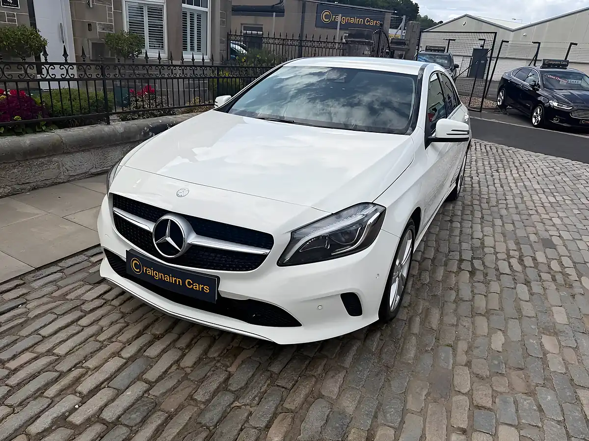 Used 2016 Mercedes-Benz a Class Sport (premium) White - Interior and Exterior details 10