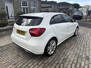 Used 2016 Mercedes-Benz a Class Sport (premium) White - Interior and Exterior details 11