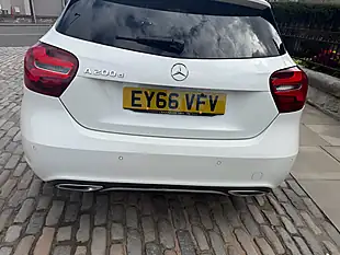 Used 2016 Mercedes-Benz a Class Sport (premium) White - Interior and Exterior details 12
