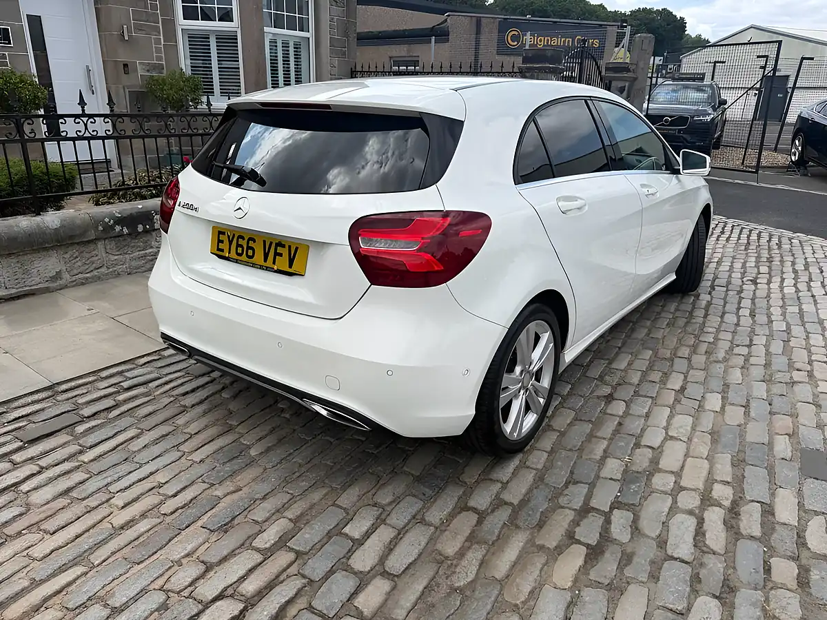 Used 2016 Mercedes-Benz a Class Sport (premium) White - Interior and Exterior details 13