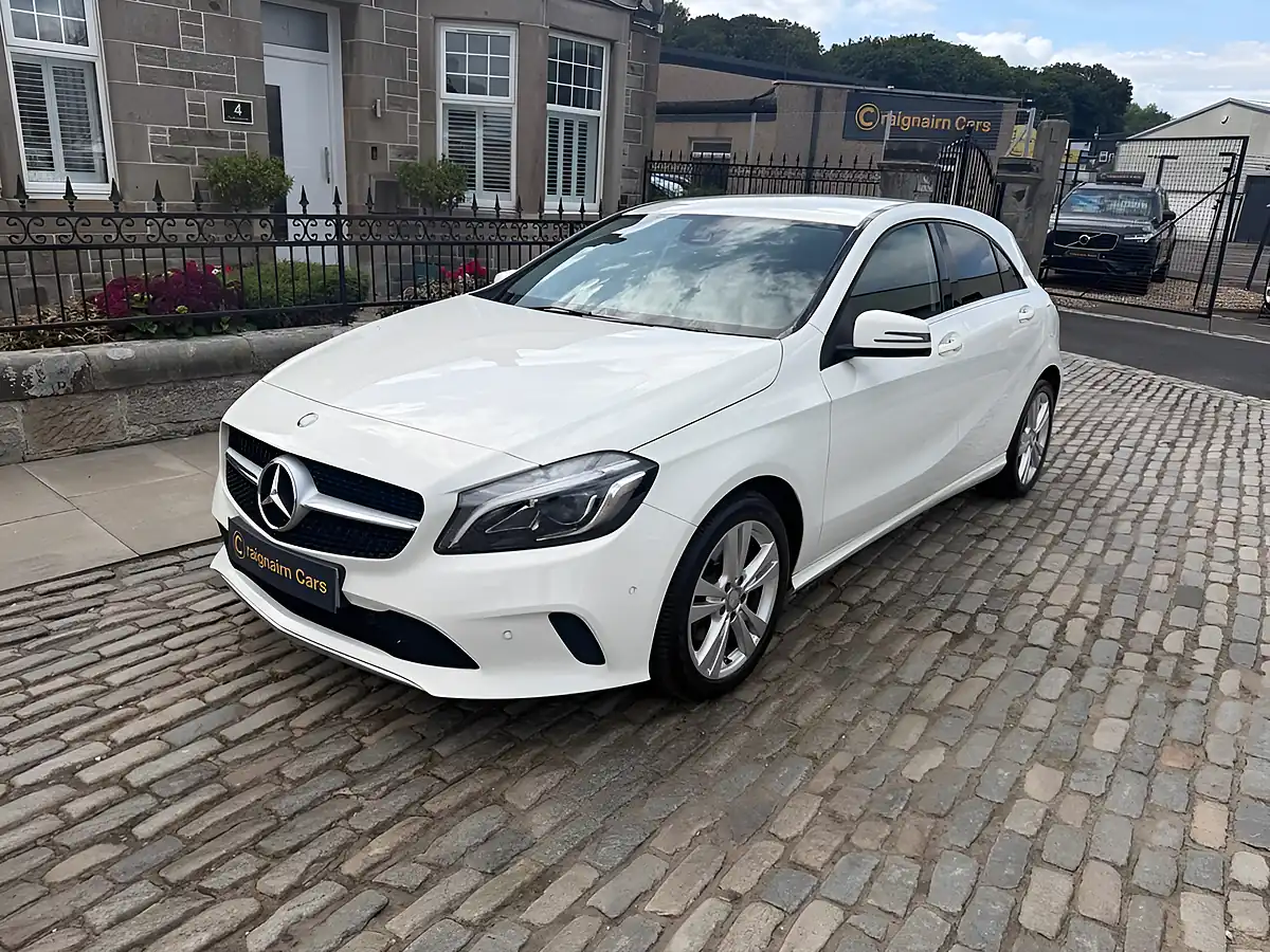 Used 2016 Mercedes-Benz a Class Sport (premium) White - Interior and Exterior details 3