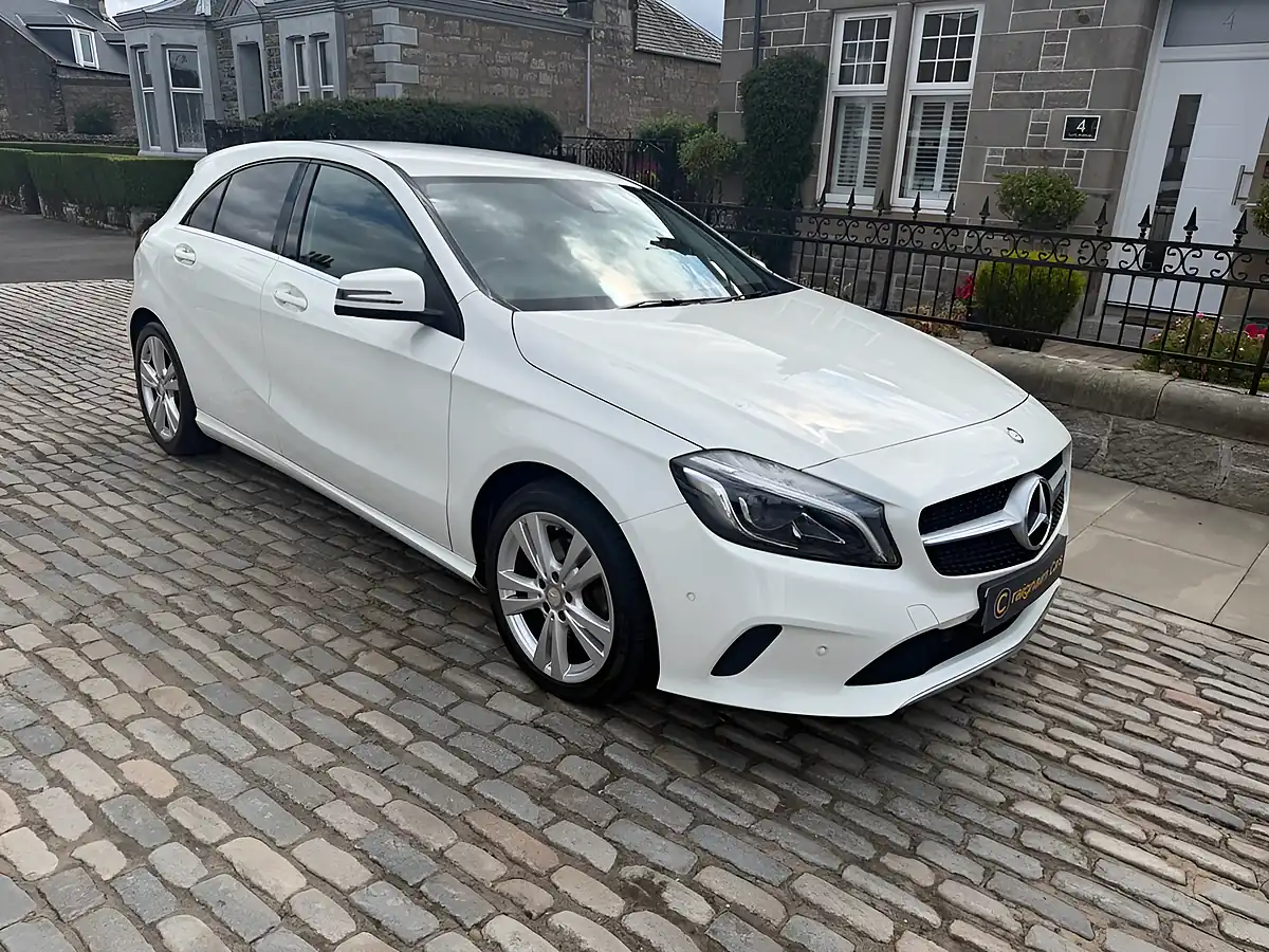 Used 2016 Mercedes-Benz a Class Sport (premium) White - Interior and Exterior details 6