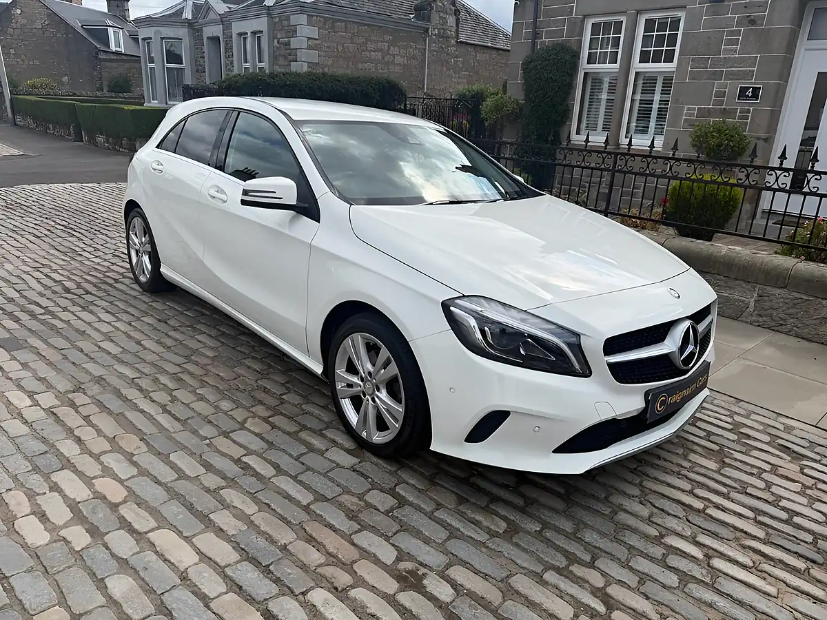 Used 2016 Mercedes-Benz a Class Sport (premium) White - Interior and Exterior details 7