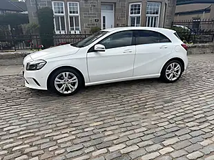 Used 2016 Mercedes-Benz a Class Sport (premium) White - Interior and Exterior details 8