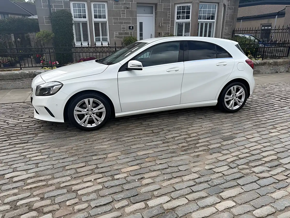 Used 2016 Mercedes-Benz a Class Sport (premium) White - Interior and Exterior details 8