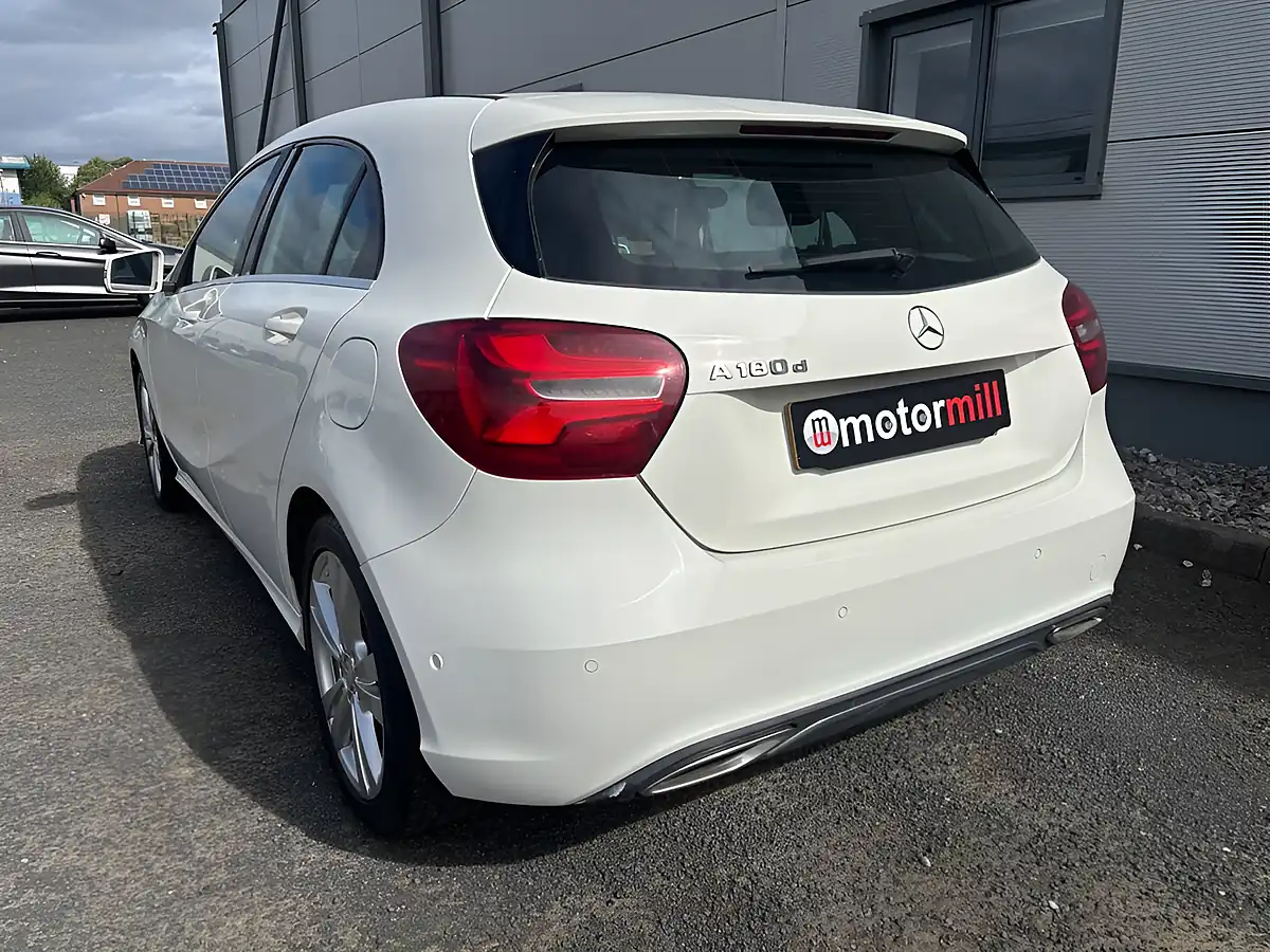Used 2016 Mercedes-Benz a Class Sport (premium) White - Interior and Exterior details 10