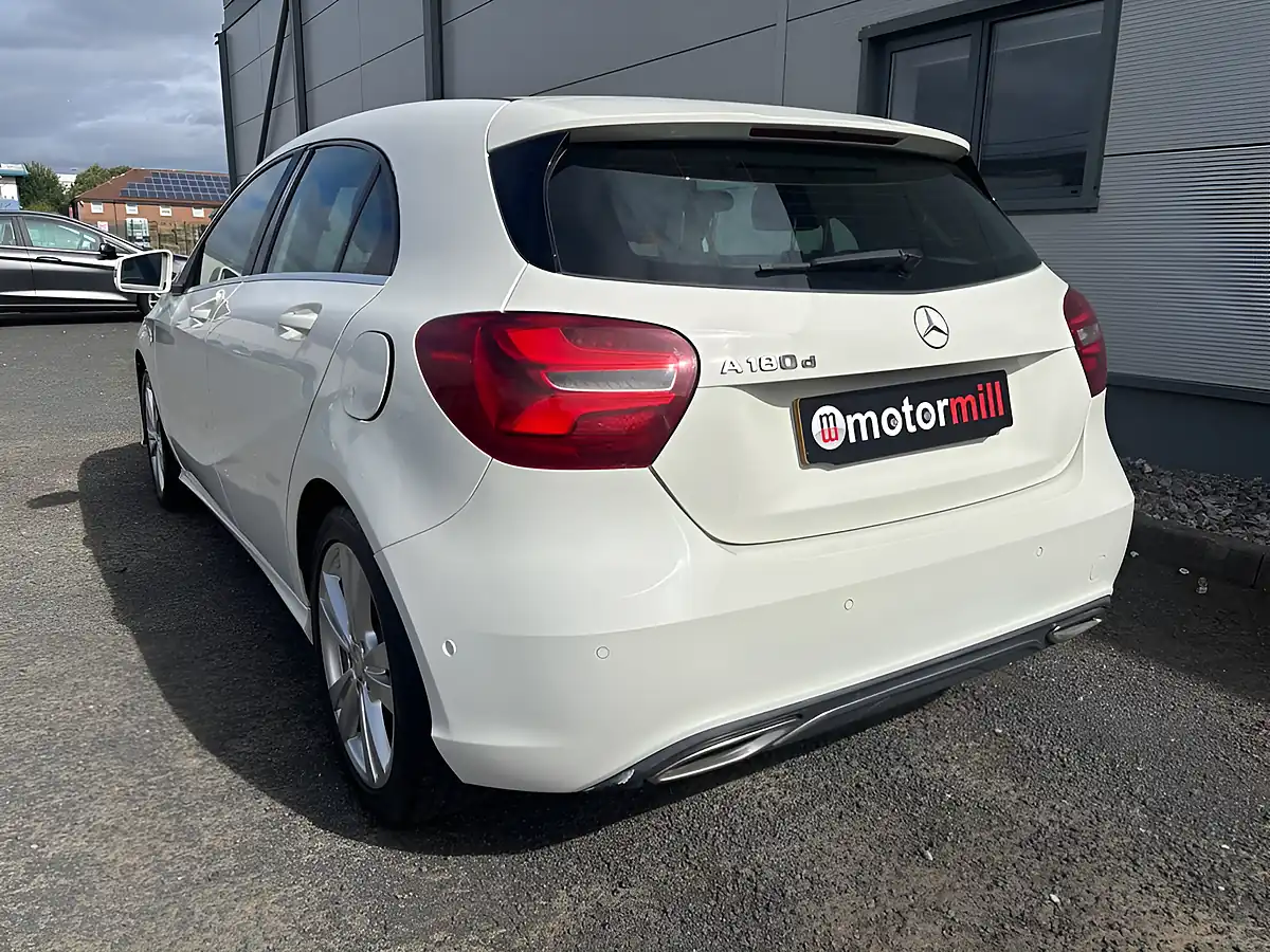 Used 2016 Mercedes-Benz a Class Sport (premium) White - Interior and Exterior details 11