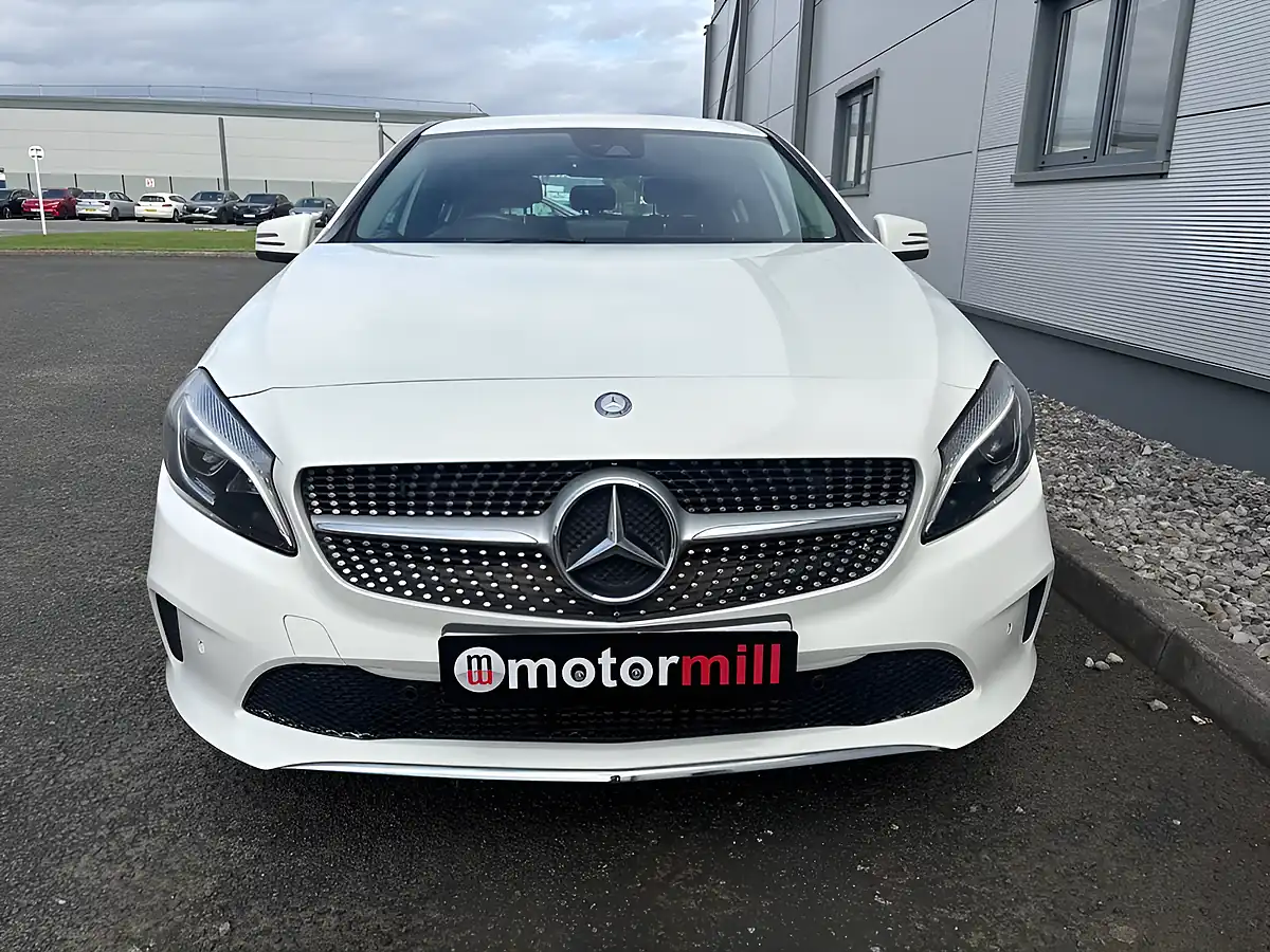 Used 2016 Mercedes-Benz a Class Sport (premium) White - Interior and Exterior details 13