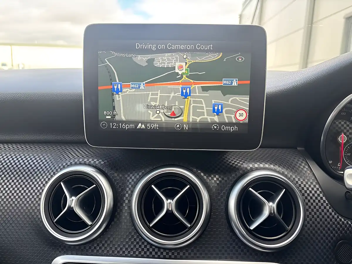Used 2016 Mercedes-Benz a Class Sport (premium) White - Interior and Exterior details 16