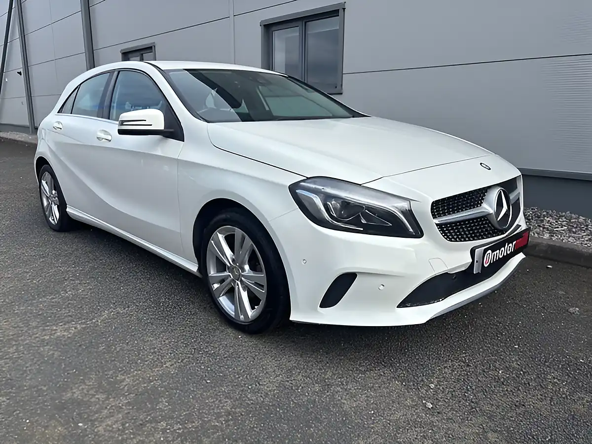 Used 2016 Mercedes-Benz a Class Sport (premium) White - Interior and Exterior details 2