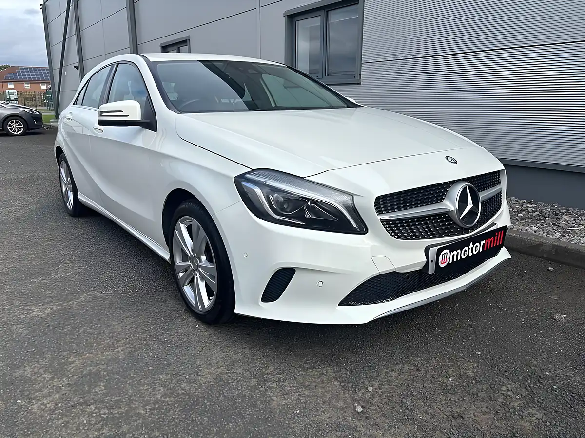 Used 2016 Mercedes-Benz a Class Sport (premium) White - Interior and Exterior details 3