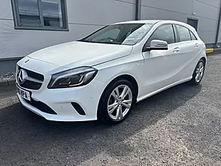 Used 2016 Mercedes-Benz a Class Sport (premium) White - Interior and Exterior details 7