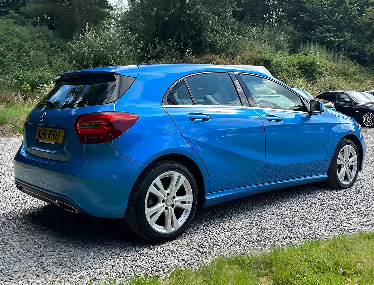 Used 2016 Mercedes-Benz a Class Sport South Seas Blue - Interior and Exterior details 3