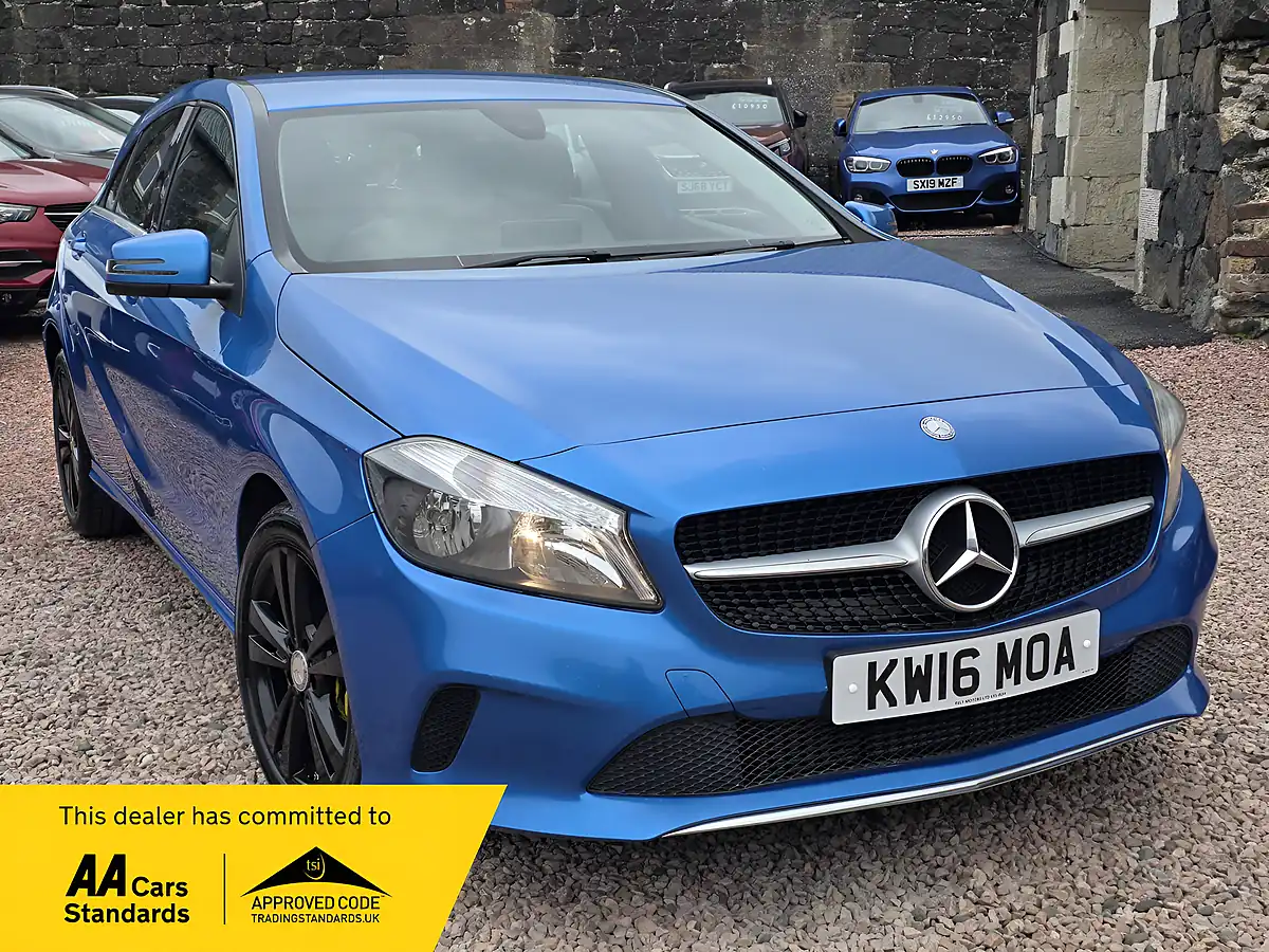 Used 2016 Mercedes-Benz a Class Sport South Seas Blue Metallic - Front View