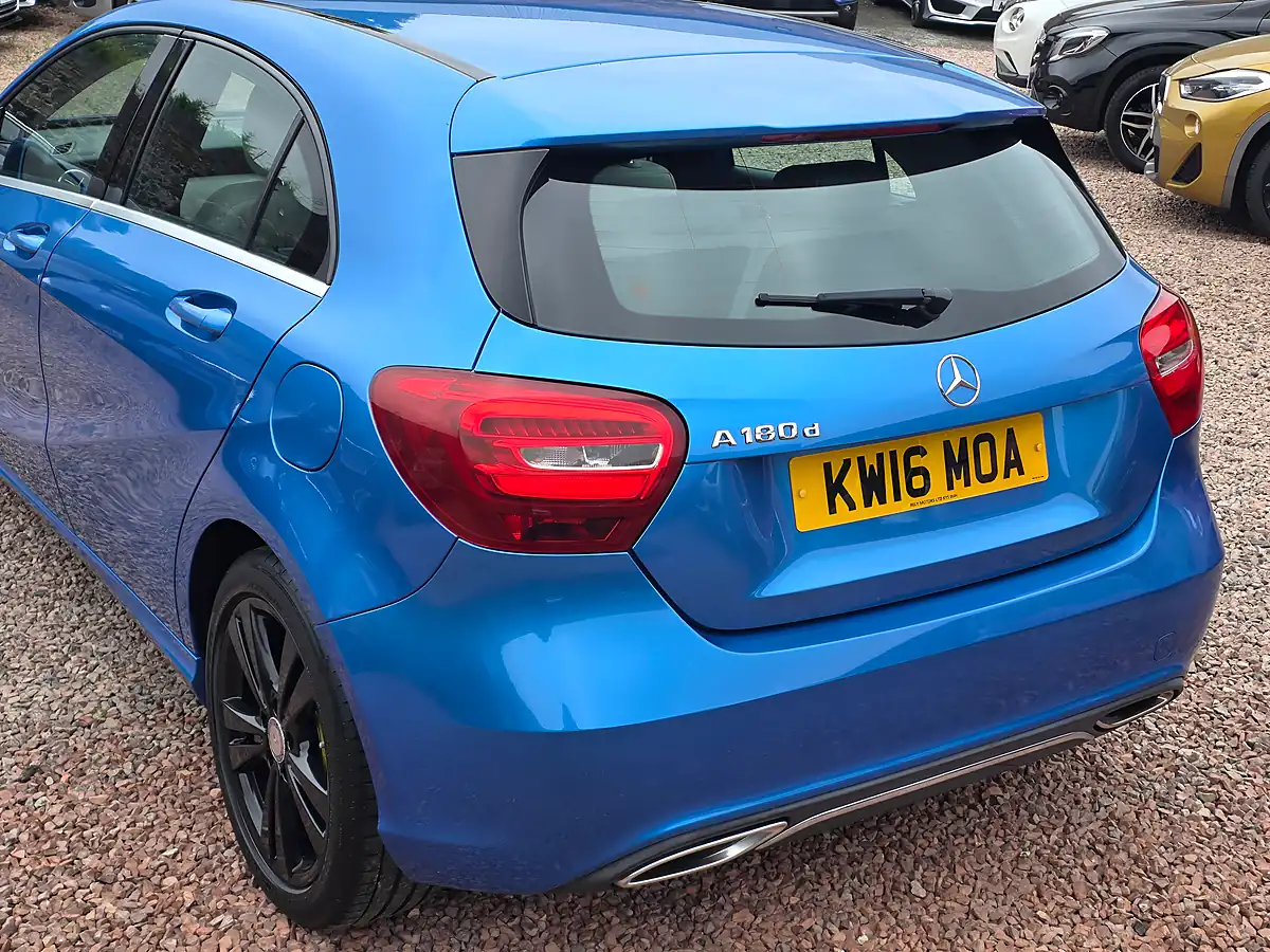 Used 2016 Mercedes-Benz a Class Sport South Seas Blue Metallic - Interior and Exterior details 16