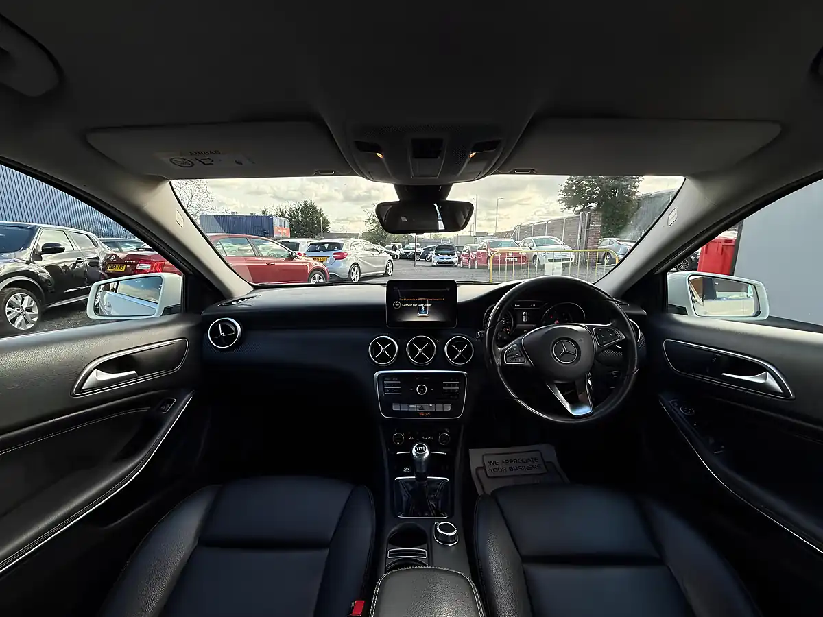 Used 2016 Mercedes-Benz a Class Sport White - Interior and Exterior details 13