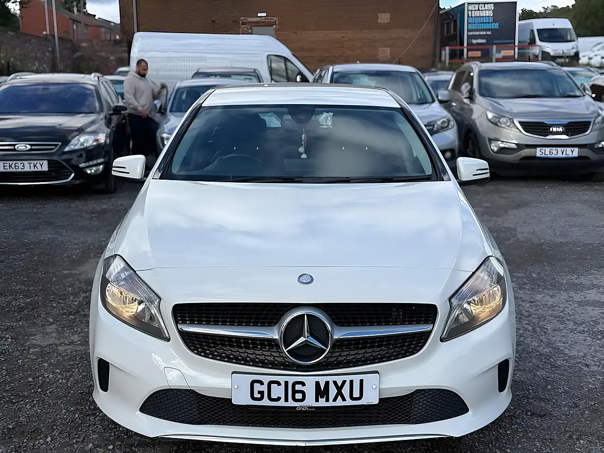 Used 2016 Mercedes-Benz a Class Sport White - Interior and Exterior details 2