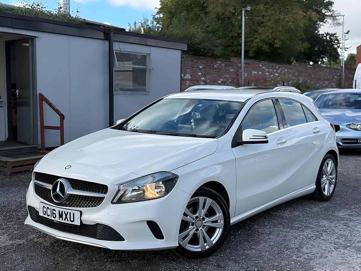 Used 2016 Mercedes-Benz a Class Sport White - Interior and Exterior details 3