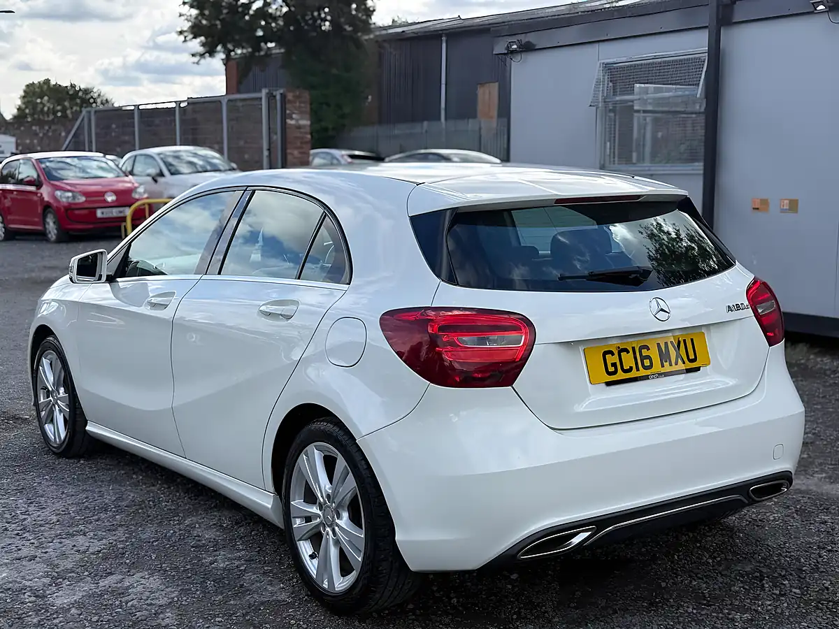Used 2016 Mercedes-Benz a Class Sport White - Interior and Exterior details 5