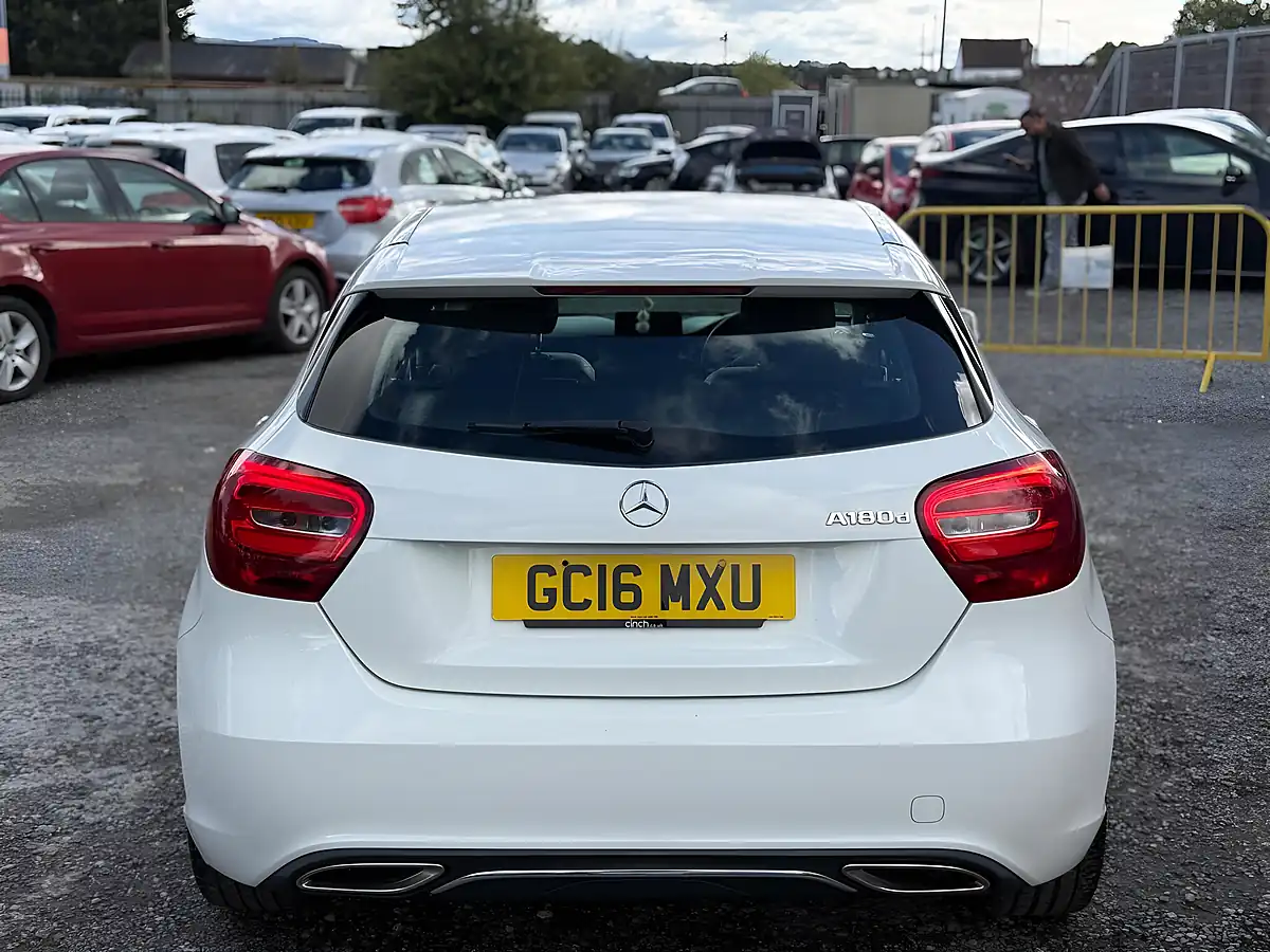 Used 2016 Mercedes-Benz a Class Sport White - Interior and Exterior details 6