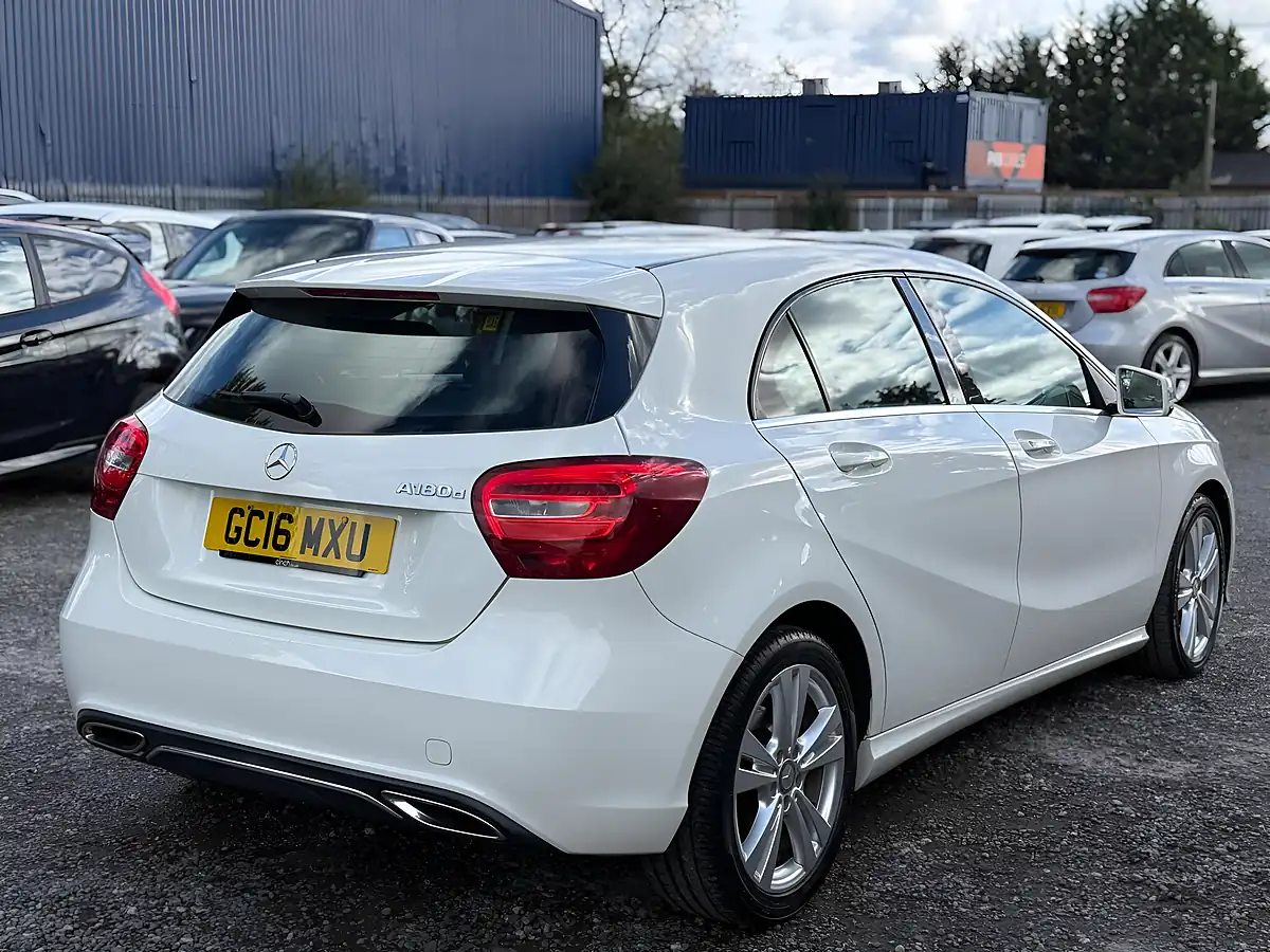 Used 2016 Mercedes-Benz a Class Sport White - Interior and Exterior details 8