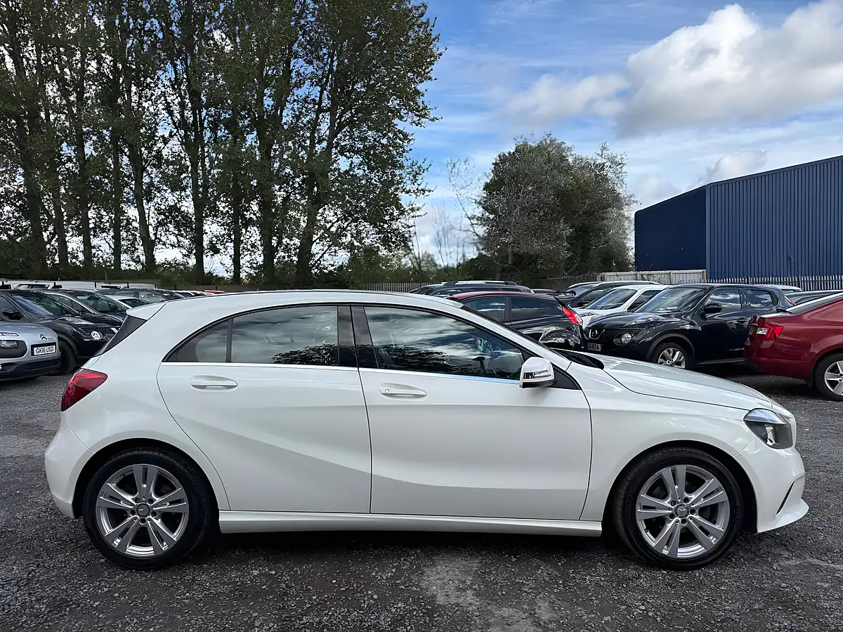 Used 2016 Mercedes-Benz a Class Sport White - Interior and Exterior details 9