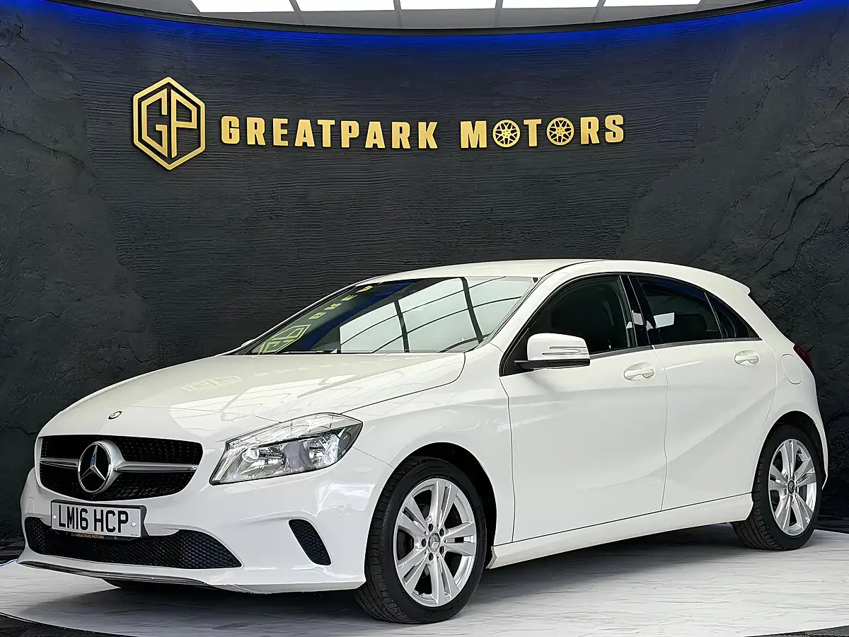 Used 2016 Mercedes-Benz a Class Sport White - Front View