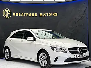 Used 2016 Mercedes-Benz a Class Sport White - Interior and Exterior details 3