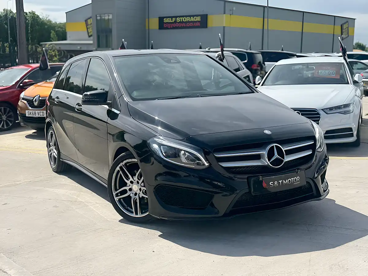 Used 2016 Mercedes-Benz B Class AMG Line (premium) Black - Front View