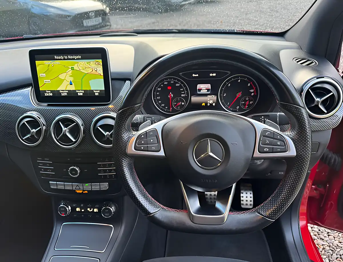 Used 2016 Mercedes-Benz B Class AMG Line Premium+ Jupiter Red - Interior and Exterior details 14