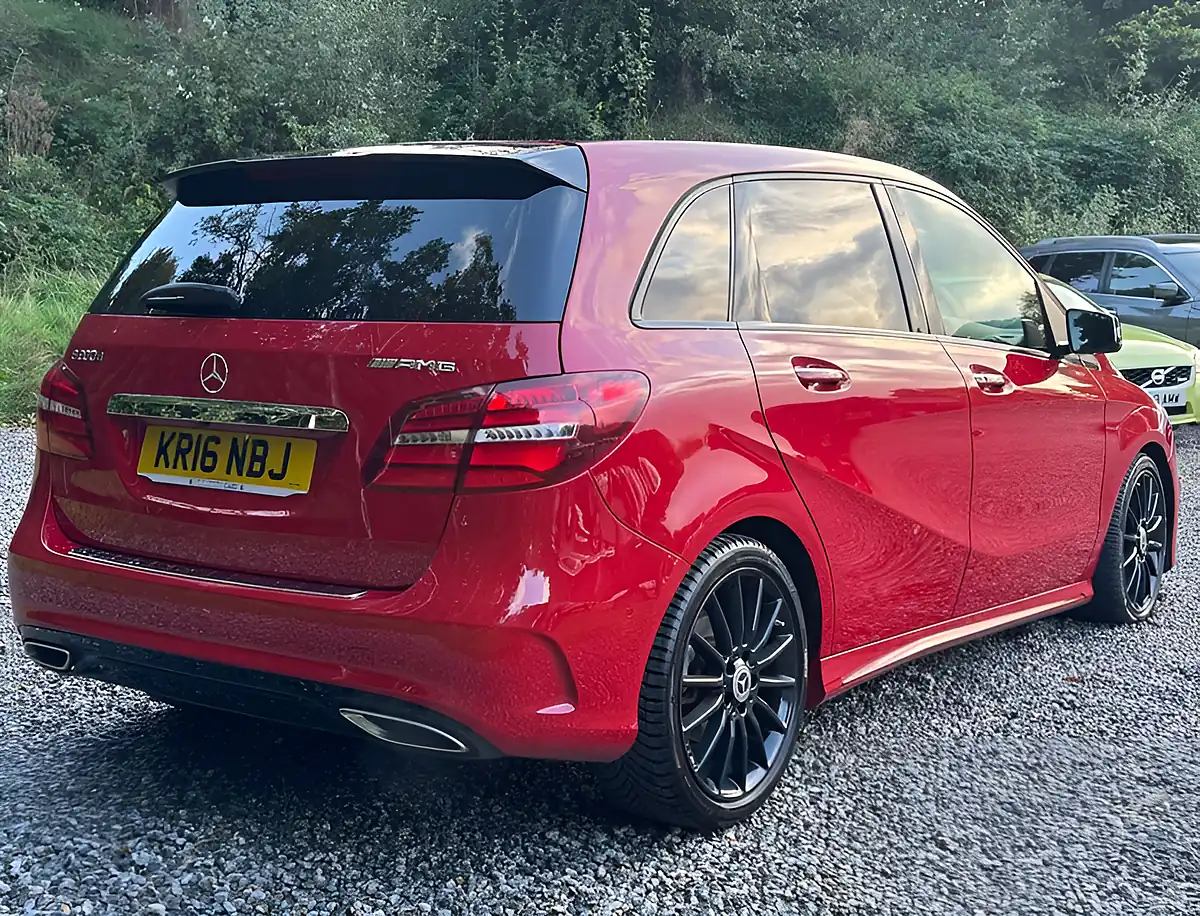 Used 2016 Mercedes-Benz B Class AMG Line Premium+ Jupiter Red - Interior and Exterior details 3