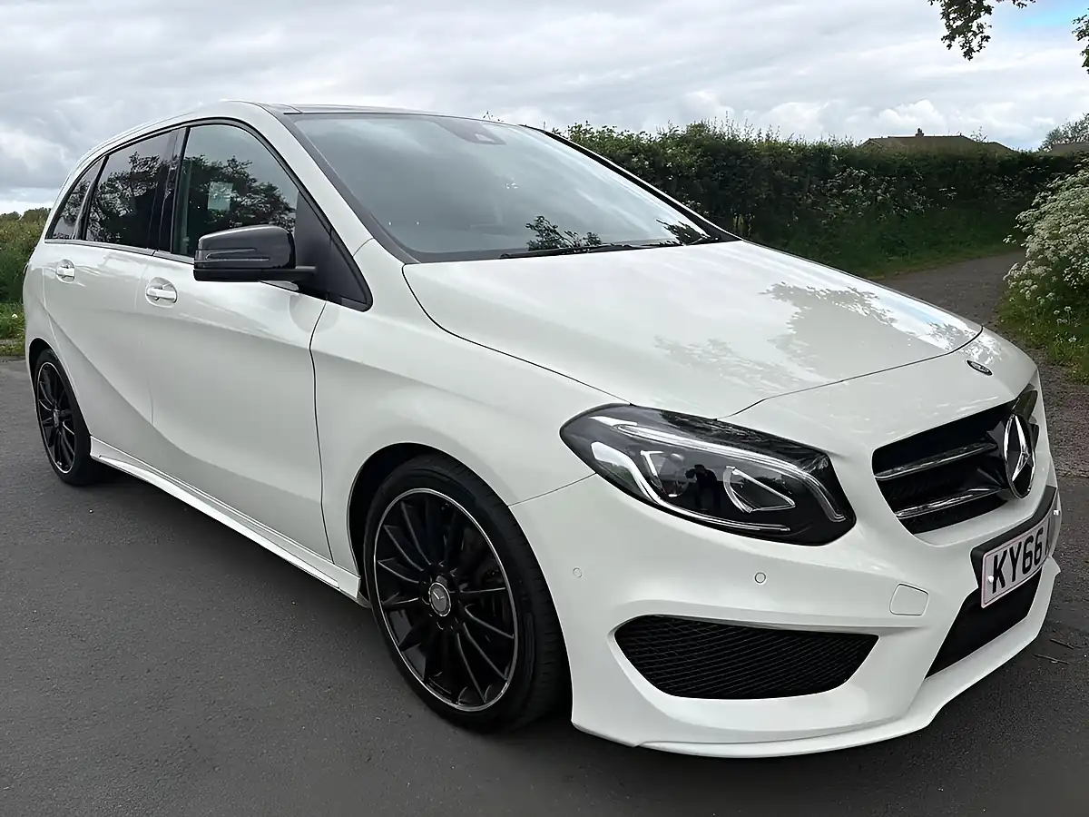 Used 2016 Mercedes-Benz B-Class AMG Line (premium Plus) White - Interior and Exterior details 14