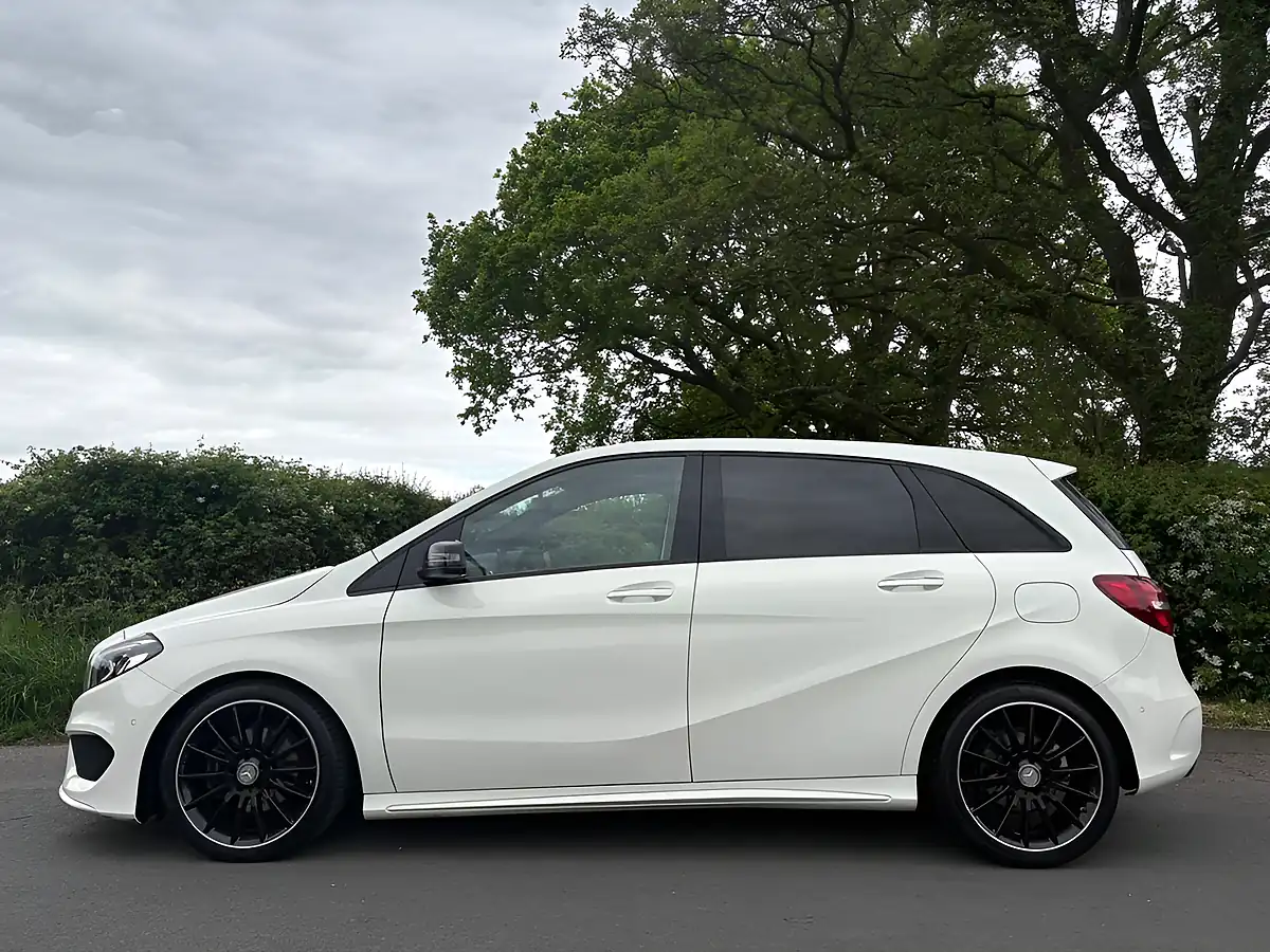 Used 2016 Mercedes-Benz B-Class AMG Line (premium Plus) White - Interior and Exterior details 4