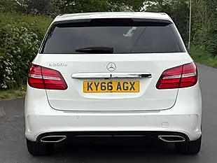 Used 2016 Mercedes-Benz B-Class AMG Line (premium Plus) White - Interior and Exterior details 7