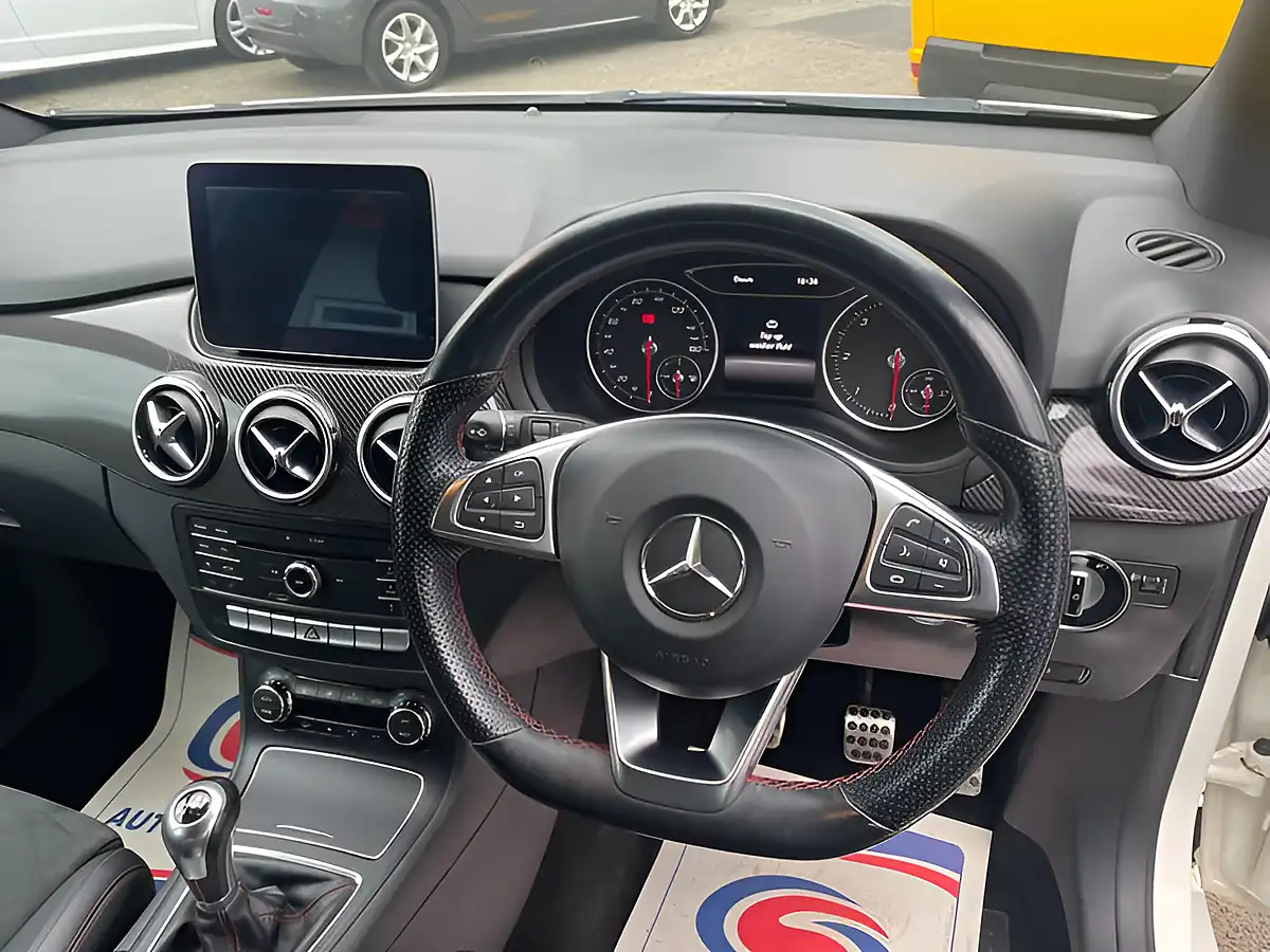 Used 2016 Mercedes-Benz B Class AMG Line White - Interior and Exterior details 16