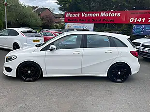 Used 2016 Mercedes-Benz B Class AMG Line White - Interior and Exterior details 5