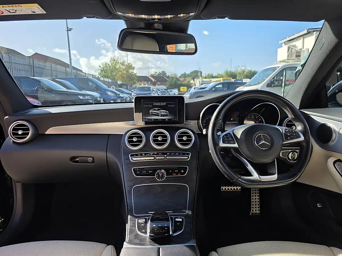 Used 2016 Mercedes-Benz C Class AMG Line Black - Interior and Exterior details 4