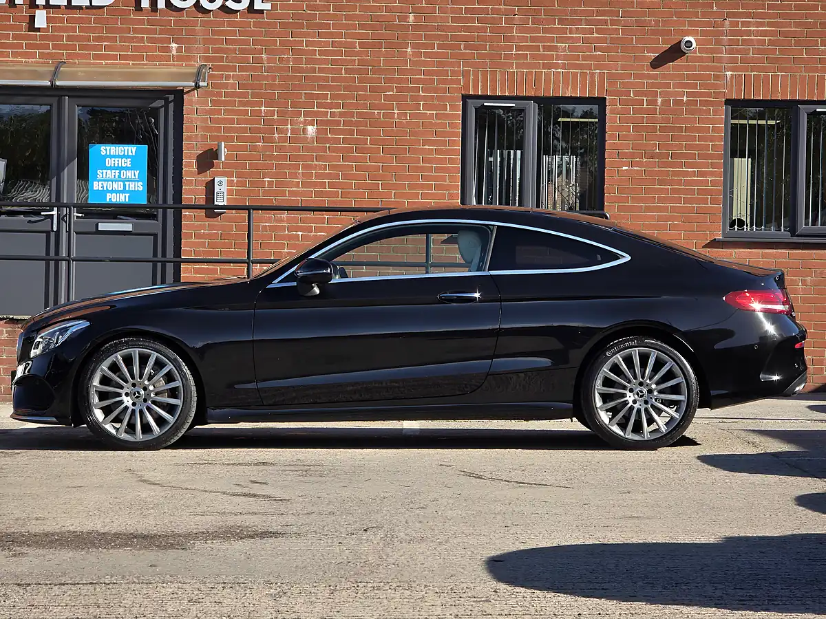 Used 2016 Mercedes-Benz C Class AMG Line Black - Interior and Exterior details 9