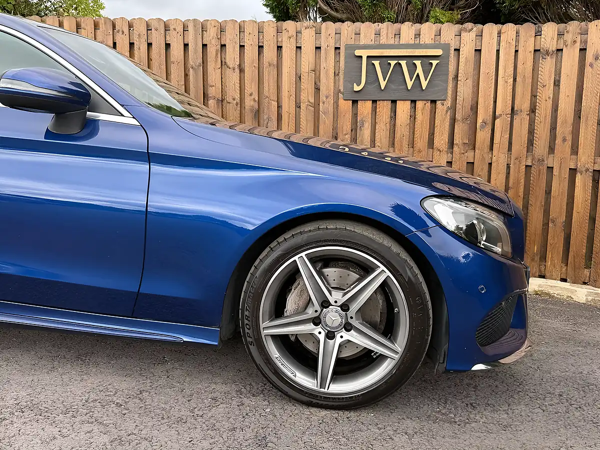 Used 2016 Mercedes-Benz C Class AMG Line Blue - Interior and Exterior details 17