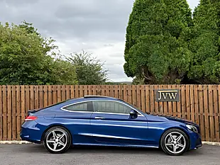 Used 2016 Mercedes-Benz C Class AMG Line Blue - Interior and Exterior details 2