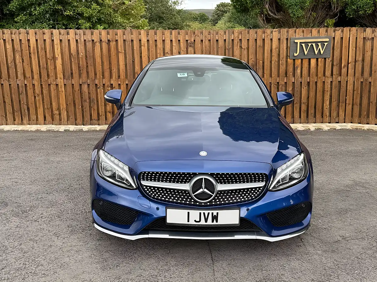 Used 2016 Mercedes-Benz C Class AMG Line Blue - Interior and Exterior details 4