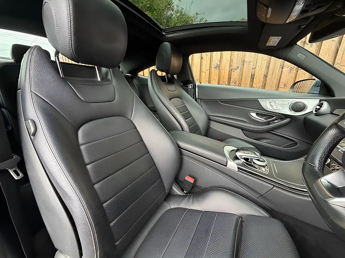 Used 2016 Mercedes-Benz C Class AMG Line Blue - Interior and Exterior details 5