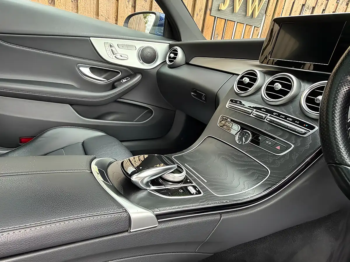 Used 2016 Mercedes-Benz C Class AMG Line Blue - Interior and Exterior details 6