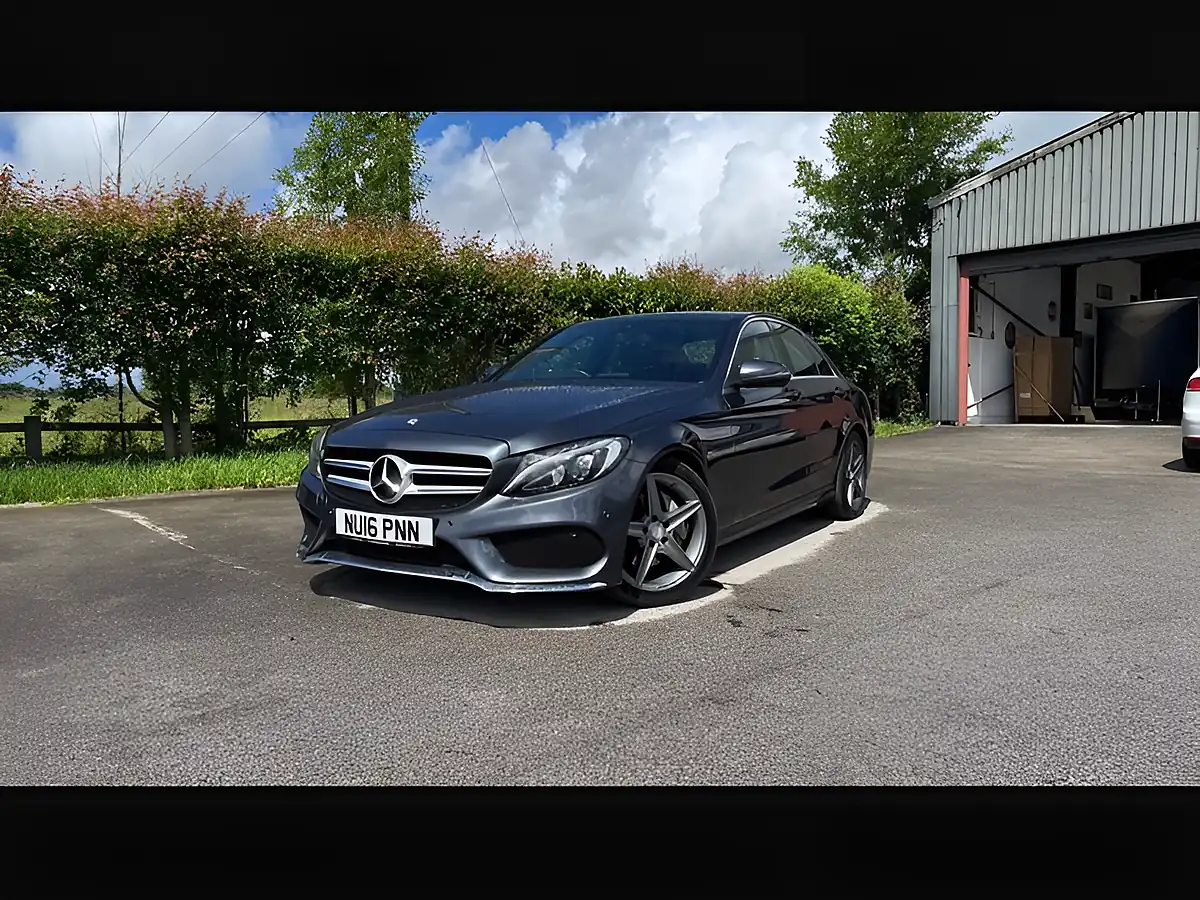 Used 2016 Mercedes-Benz C Class AMG Line Grey - Interior and Exterior details 2