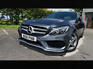Used 2016 Mercedes-Benz C Class AMG Line Grey - Interior and Exterior details 3
