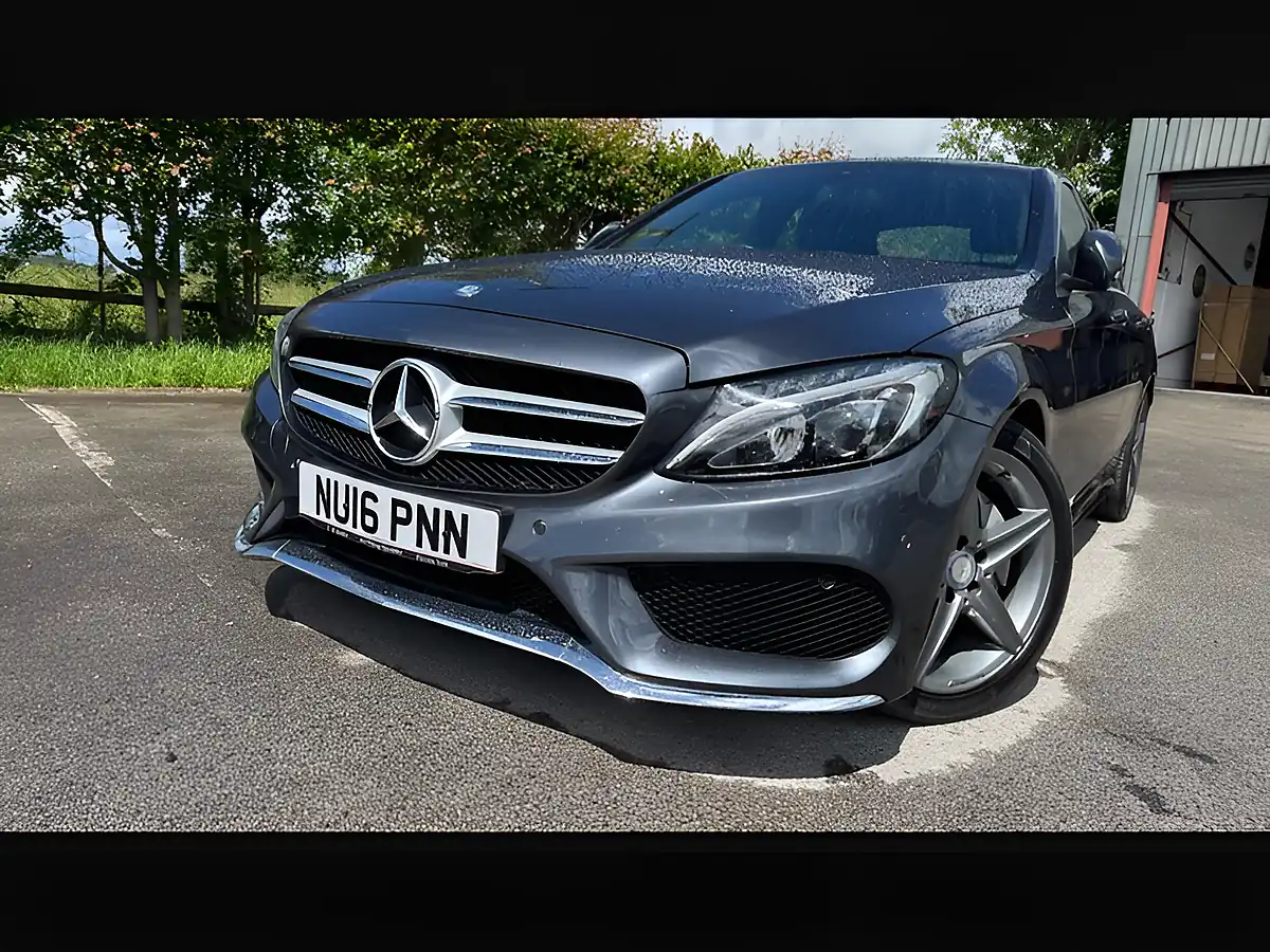 Used 2016 Mercedes-Benz C Class AMG Line Grey - Interior and Exterior details 3