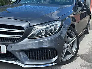 Used 2016 Mercedes-Benz C Class AMG Line Grey - Interior and Exterior details 4