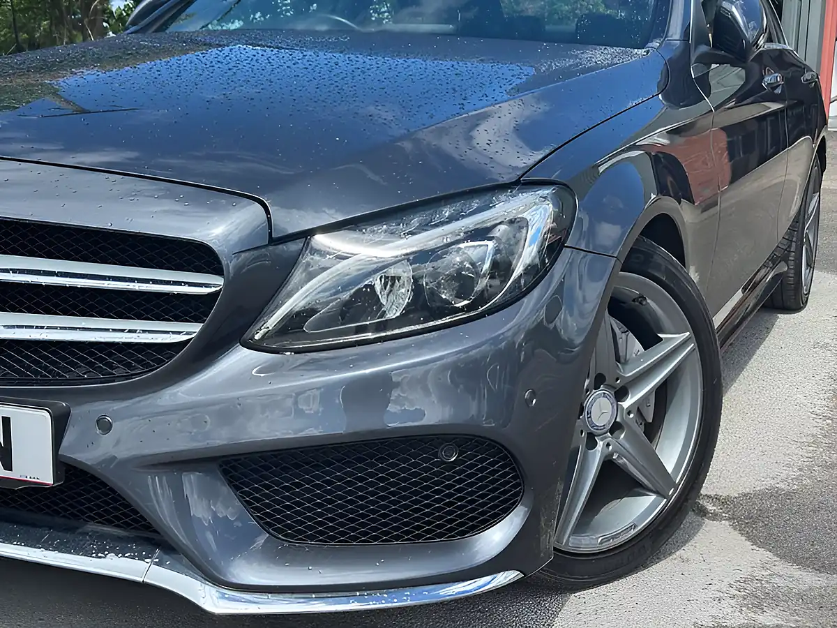 Used 2016 Mercedes-Benz C Class AMG Line Grey - Interior and Exterior details 4