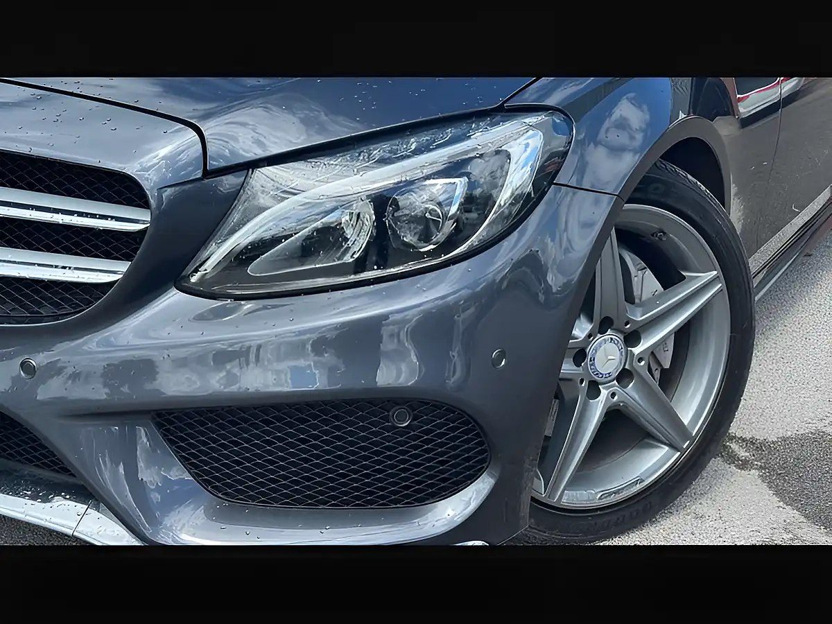 Used 2016 Mercedes-Benz C Class AMG Line Grey - Interior and Exterior details 8