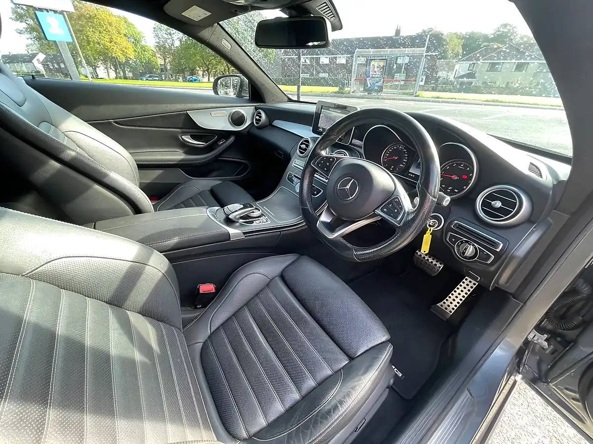 Used 2016 Mercedes-Benz C Class AMG Line Grey - Interior and Exterior details 11